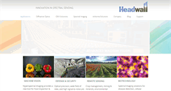Desktop Screenshot of headwallphotonics.com